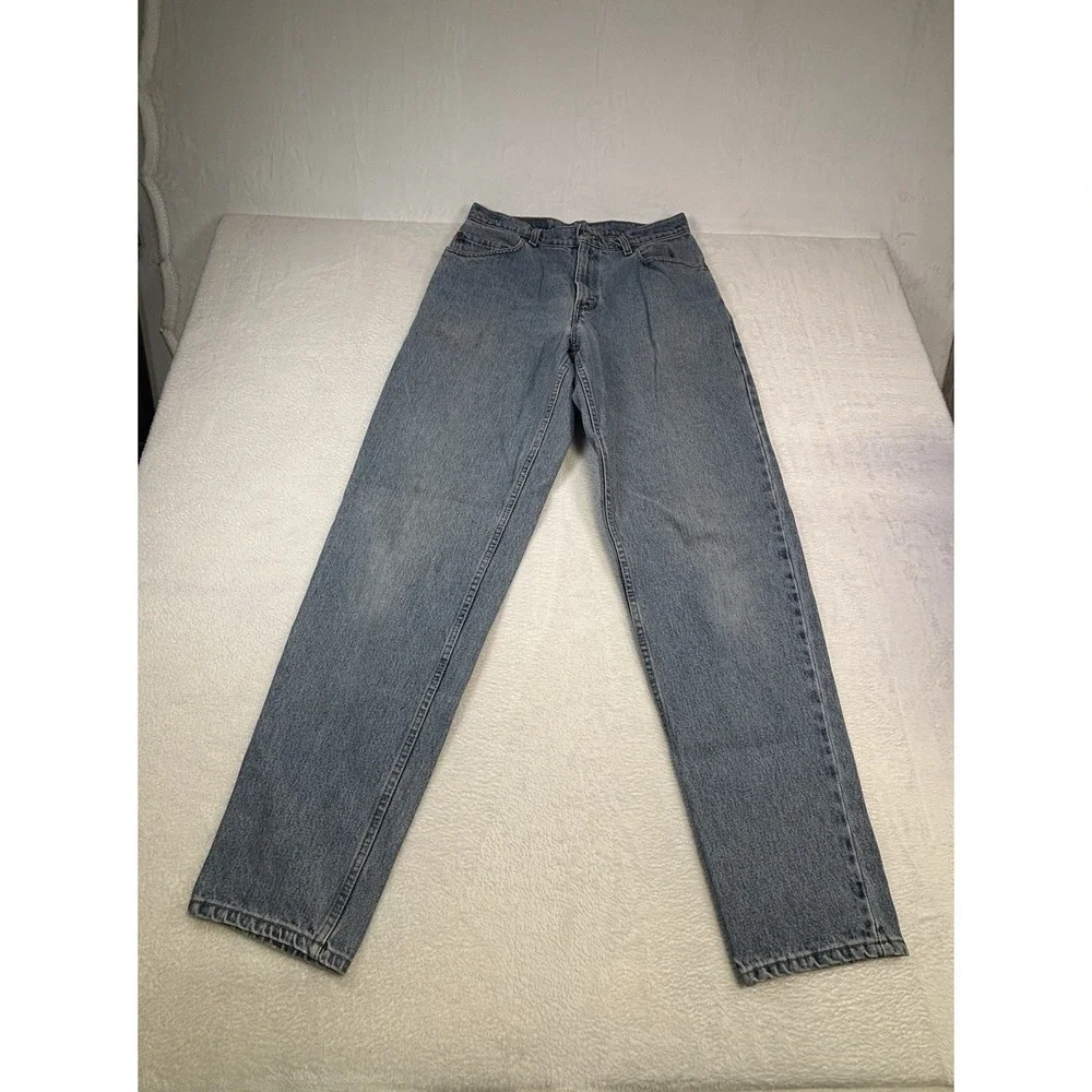 Vintage Levis Jeans Mens 33x34 Blue 560 Light Wash Denim Pants Workwear Distress